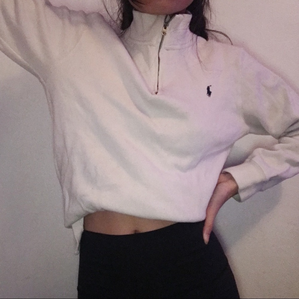 Ralph Lauren Polo White Sweatshirt